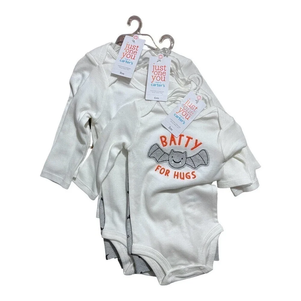 NWT Just one You By Carters Batty For Hugs 2 pc Outfit Halloween Various Sizes